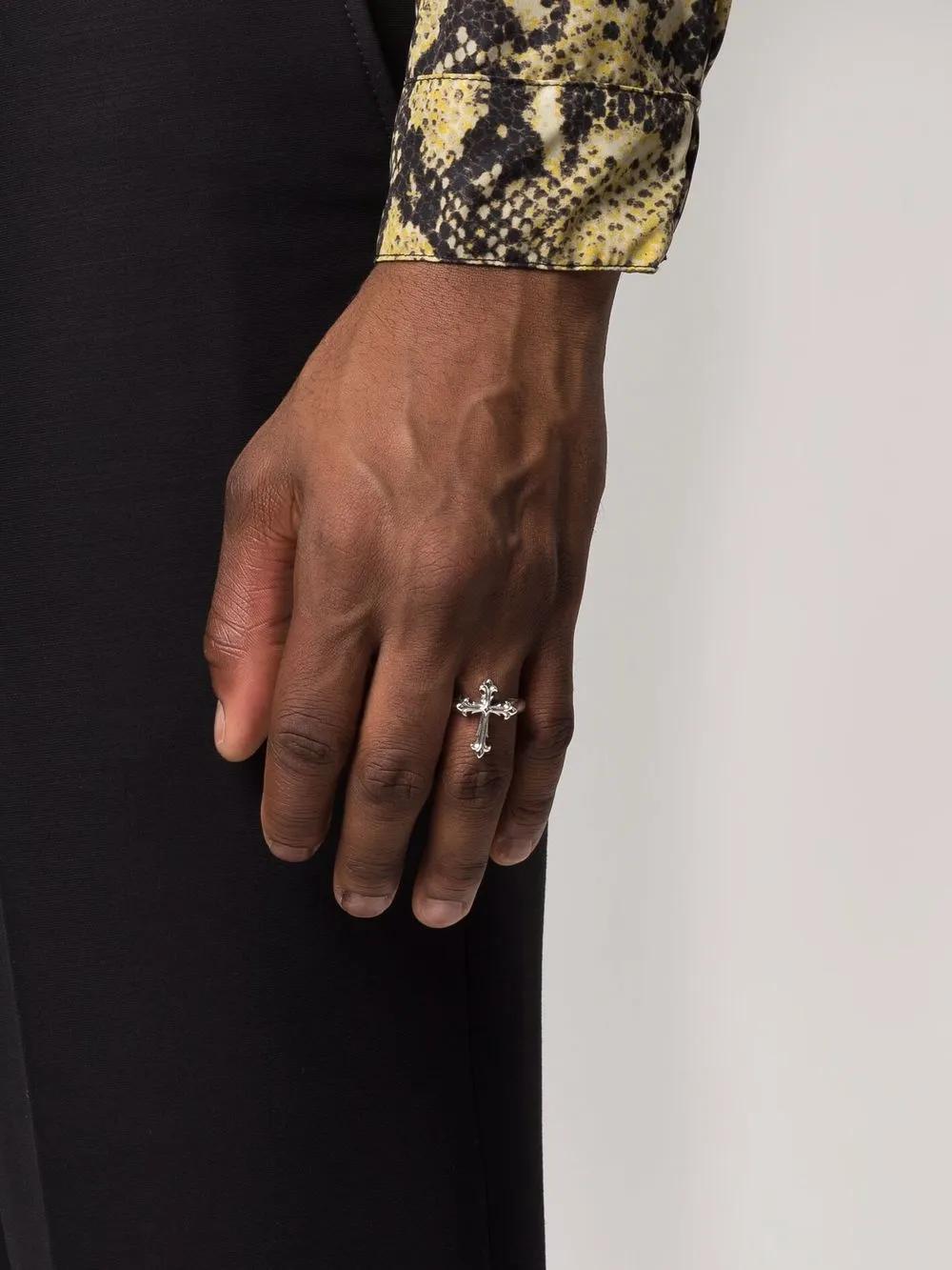EMANUELE BICOCCHI Fleury Cross Ring In Silber Product Image