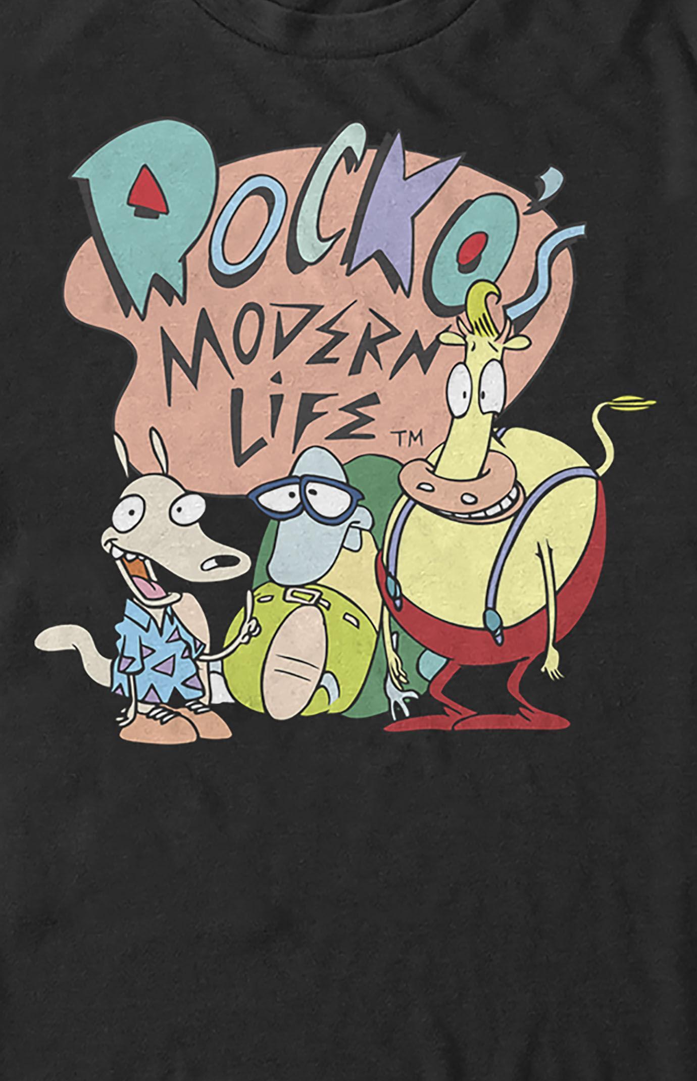 Men's Rocko's Modern Life Group T-Shirt Product Image