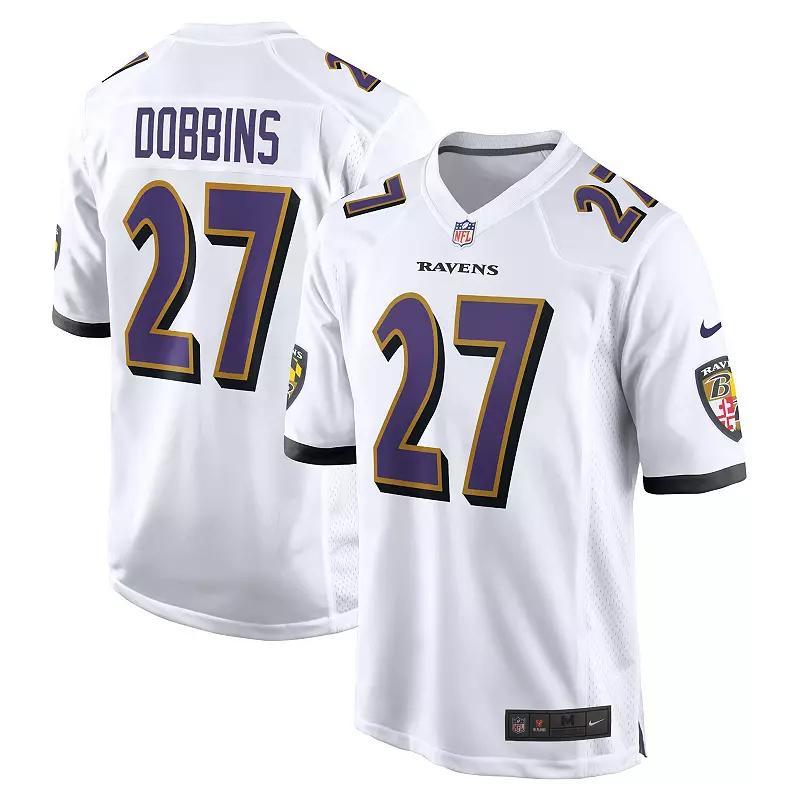 Mens Nike J.K. Dobbins Baltimore Ravens Game Jersey Product Image