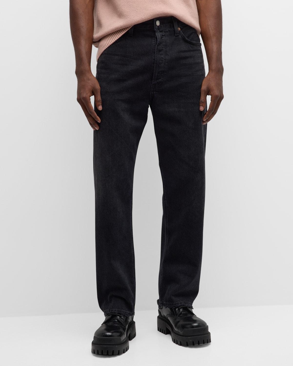 Mens 90s Distressed Straight-Leg Jeans Product Image