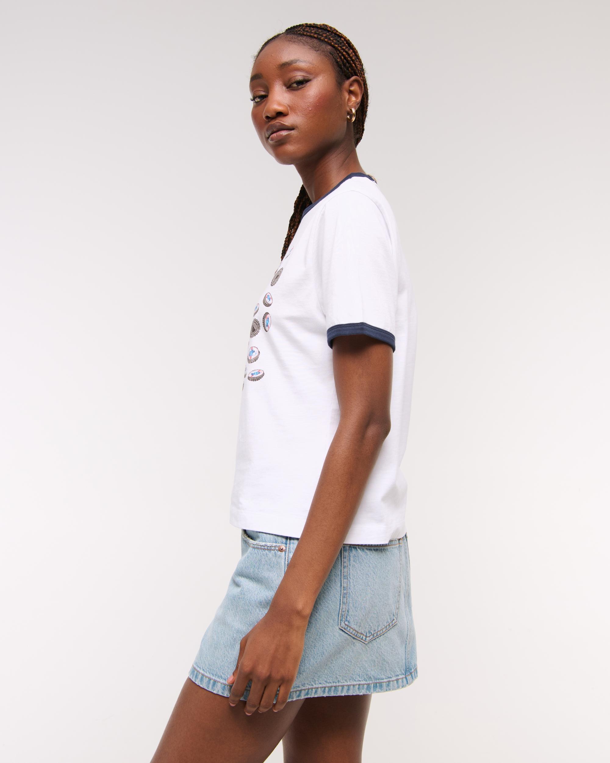 Short-Sleeve Pabst Blue Ribbon Graphic Relaxed Tee Product Image
