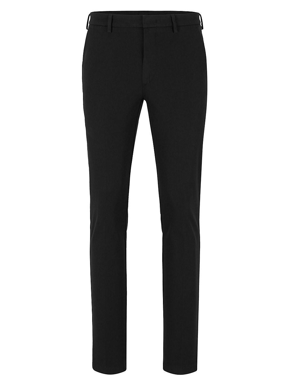Mens Slim-Fit Trousers in Stretch Cotton Product Image