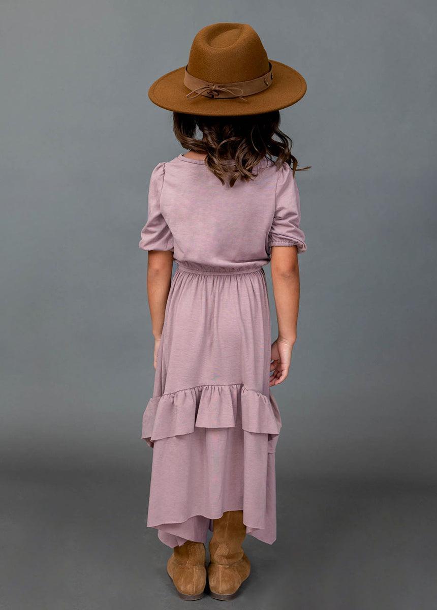 Harley Dress in Dusty Orchid Girls Product Image