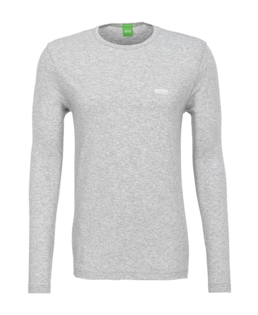 HUGO BOSS Logo Long-sleeved T-shirt In White Product Image