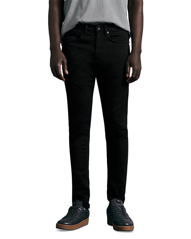 rag & bone Fit 1 Aero Stretch Skinny Jeans in Black Product Image