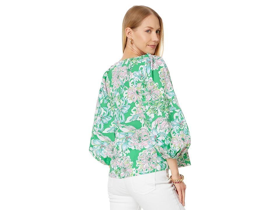 Womens Barbara Floral Boatneck Blouse Product Image