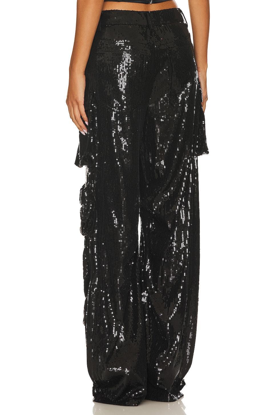 Steve Madden Duo Sequin Cargo Pants Product Image