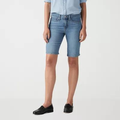 Levi's® Women's Shaping Mid Rise Bermuda Short Product Image