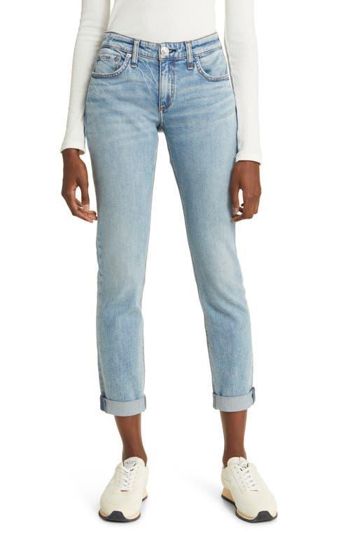 rag & bone Dre Low Rise Ankle Slim Boyfriend Jeans in Daphne Product Image