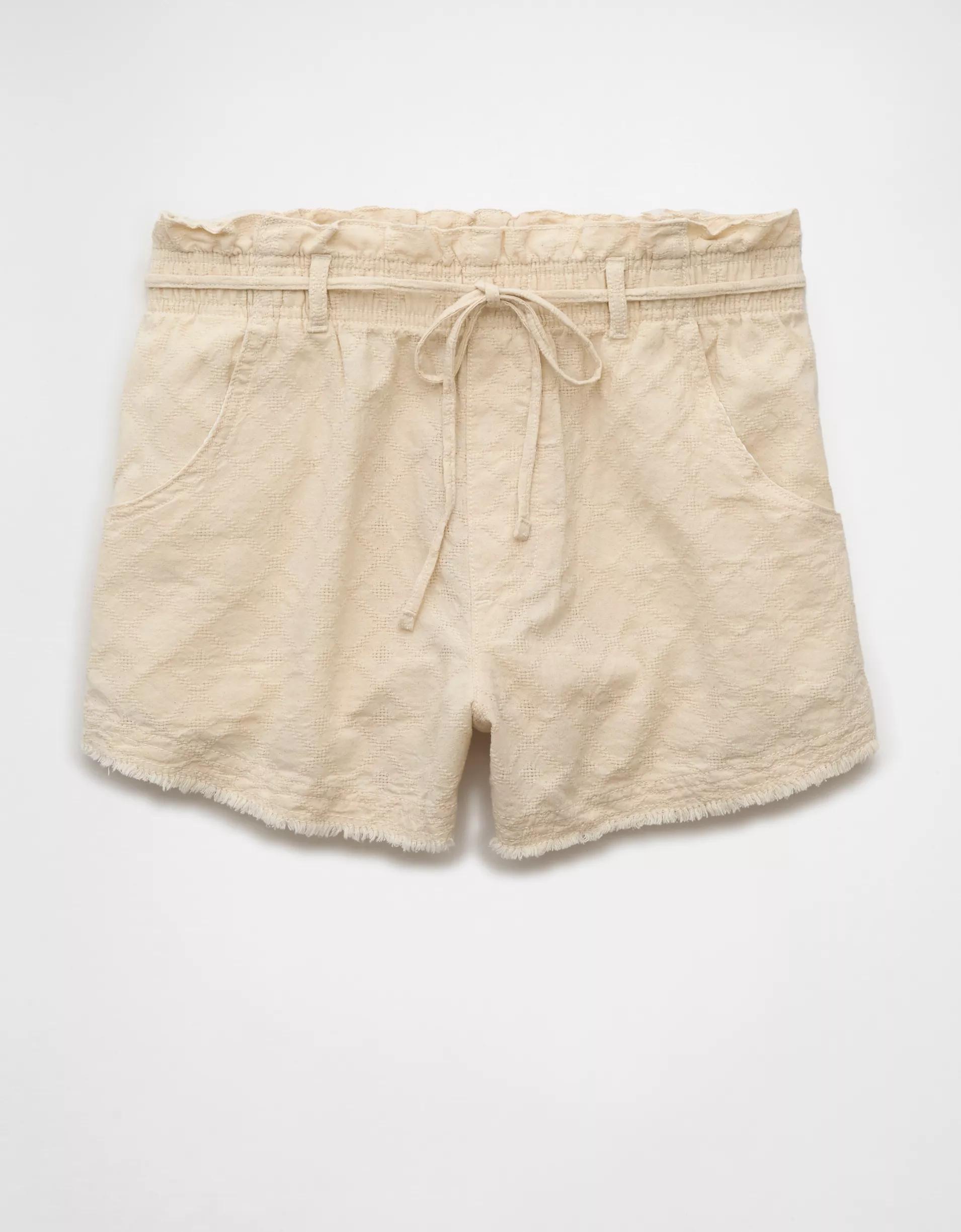 AE High-Waisted Paperbag Waist Short Product Image