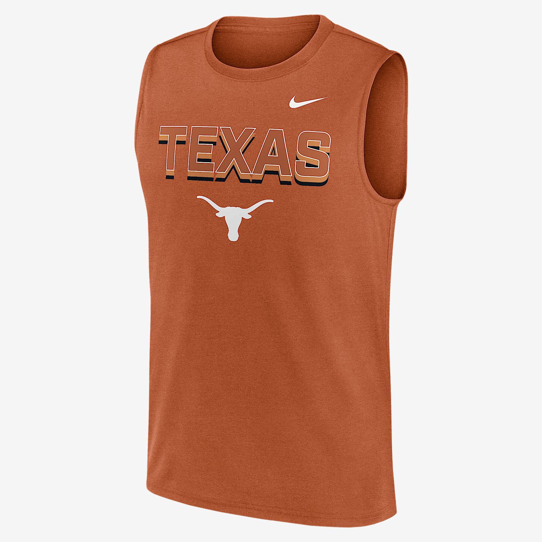 Texas Primetime Legend Tricode Nike Men's Dri-FIT College Muscle Tank Top Product Image
