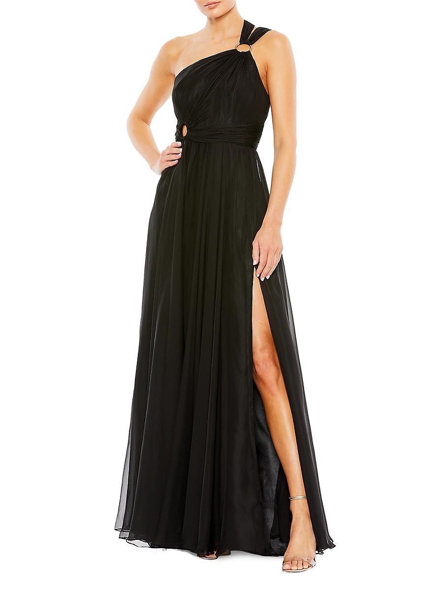 Womens Ieena Strappy One-Shoulder Gown Product Image