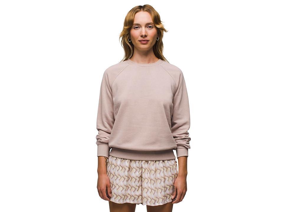 Prana Cozy Up Sweatshirt (Charcoal Heather) Women's Sweatshirt Product Image