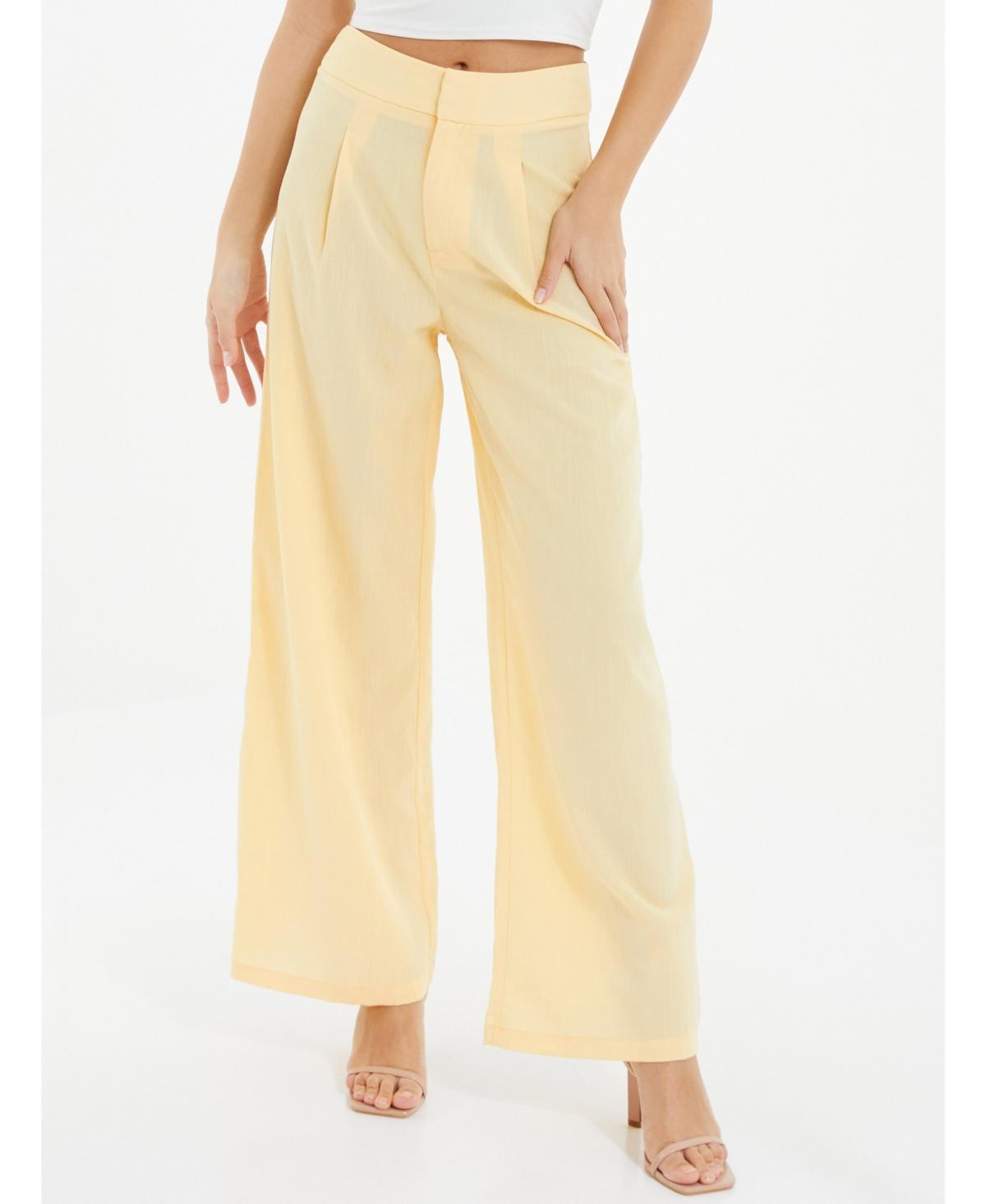 Quiz Womens Linen Palazzo Trouser Product Image
