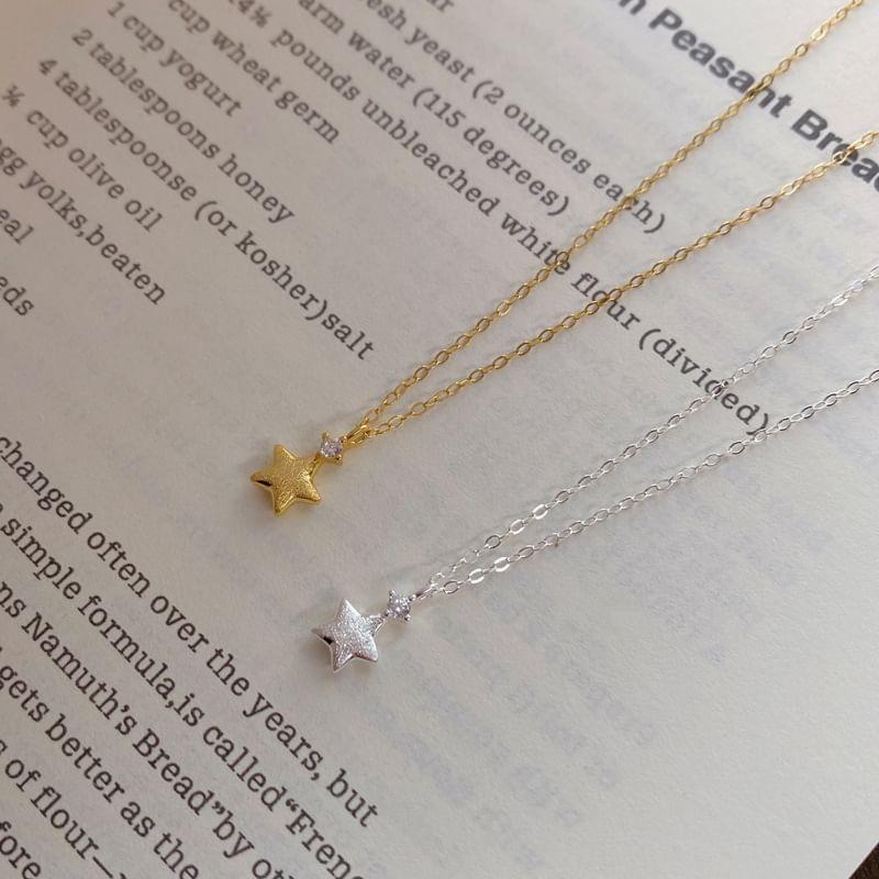 Star Pendant Stainless Steel Necklace Product Image