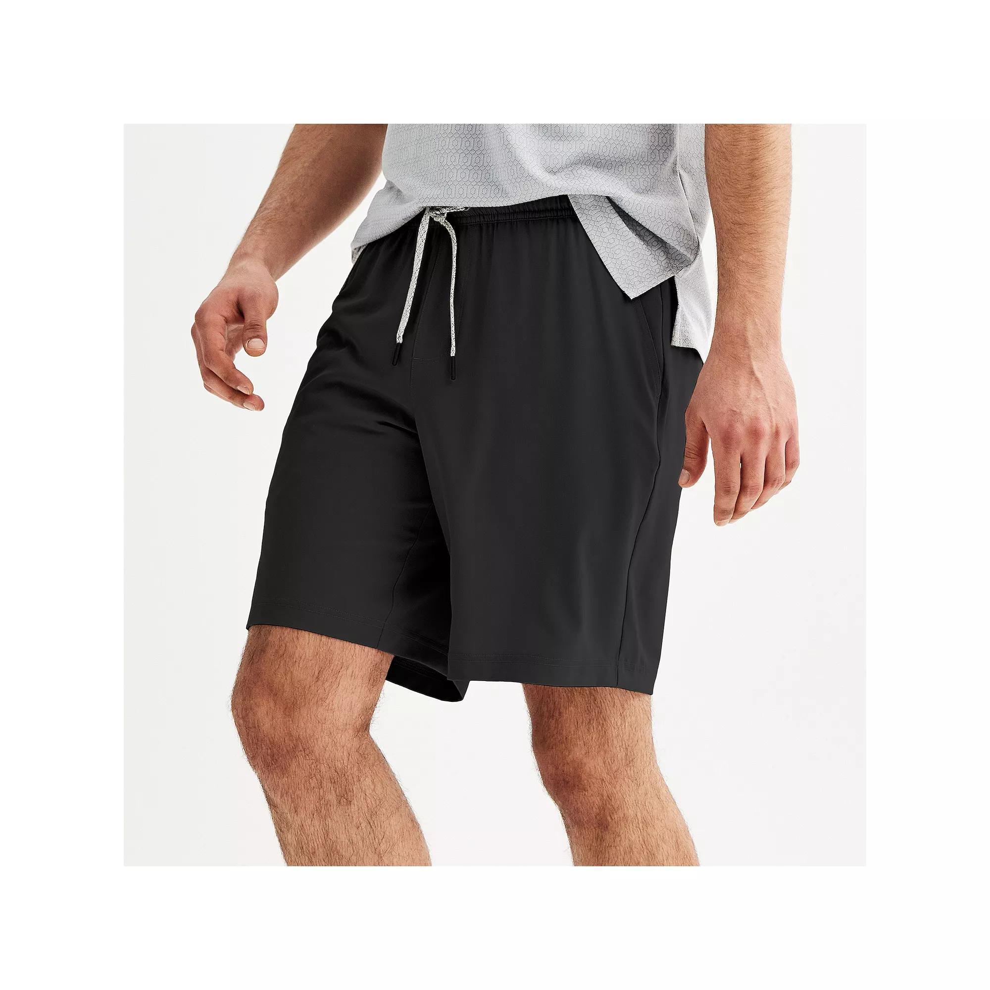 Men's FLX Core Dynamic 9-Inch Stretch Lined Shorts, Size: Small, Mineral Black Product Image
