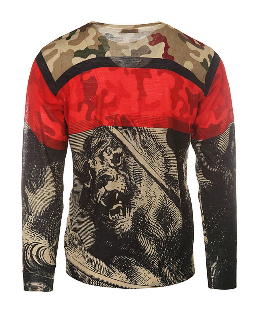 DRIES VAN NOTEN Logo Knitted Pullover In Black Product Image
