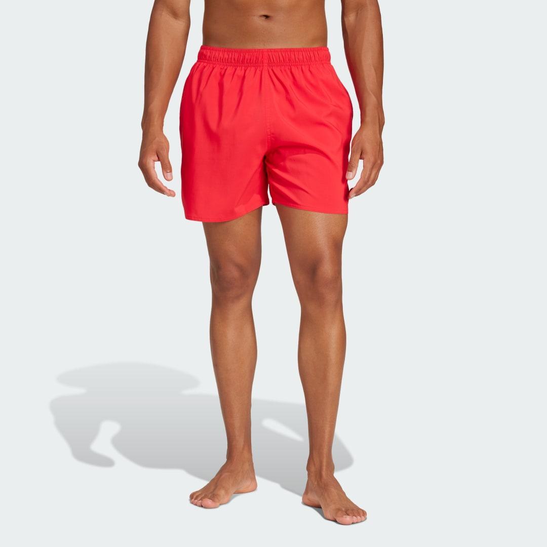 adidas Solid CLX Short-Length Swim Shorts Halo Mint 3XL Mens Product Image
