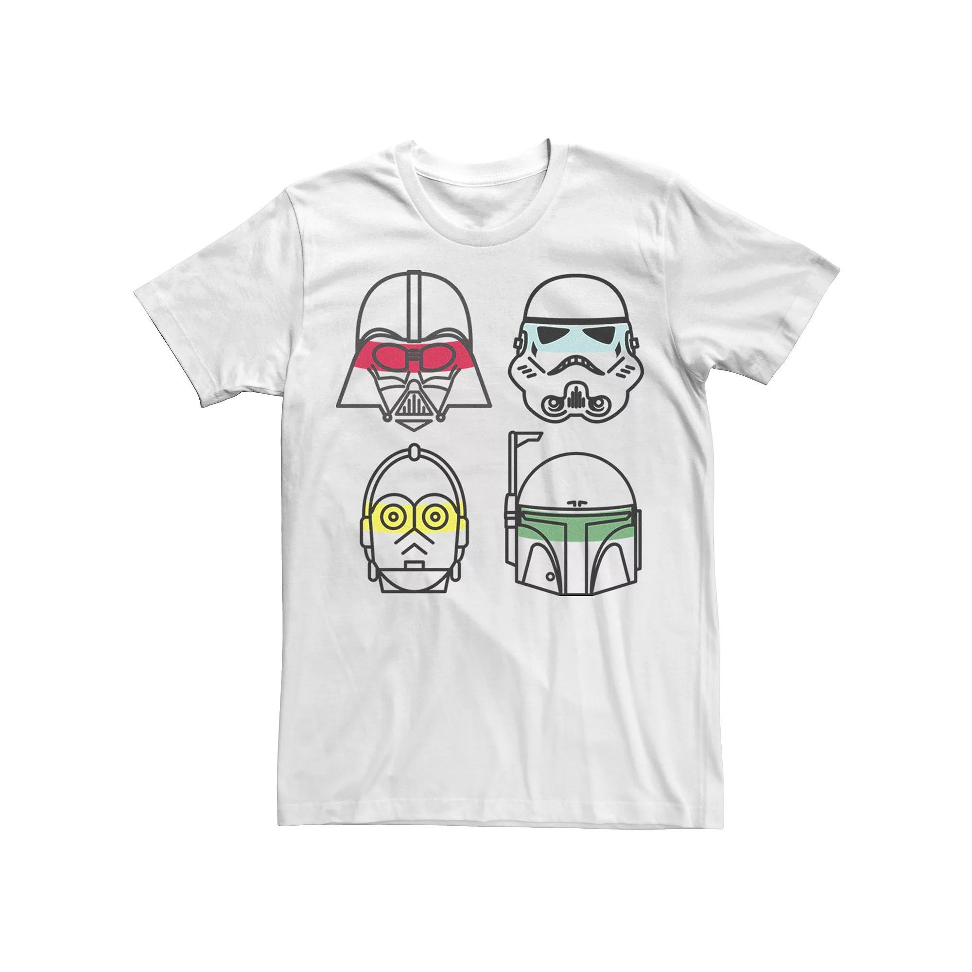 Men's Star Wars X-Wing Spiders Tee, Size: Large, White Product Image