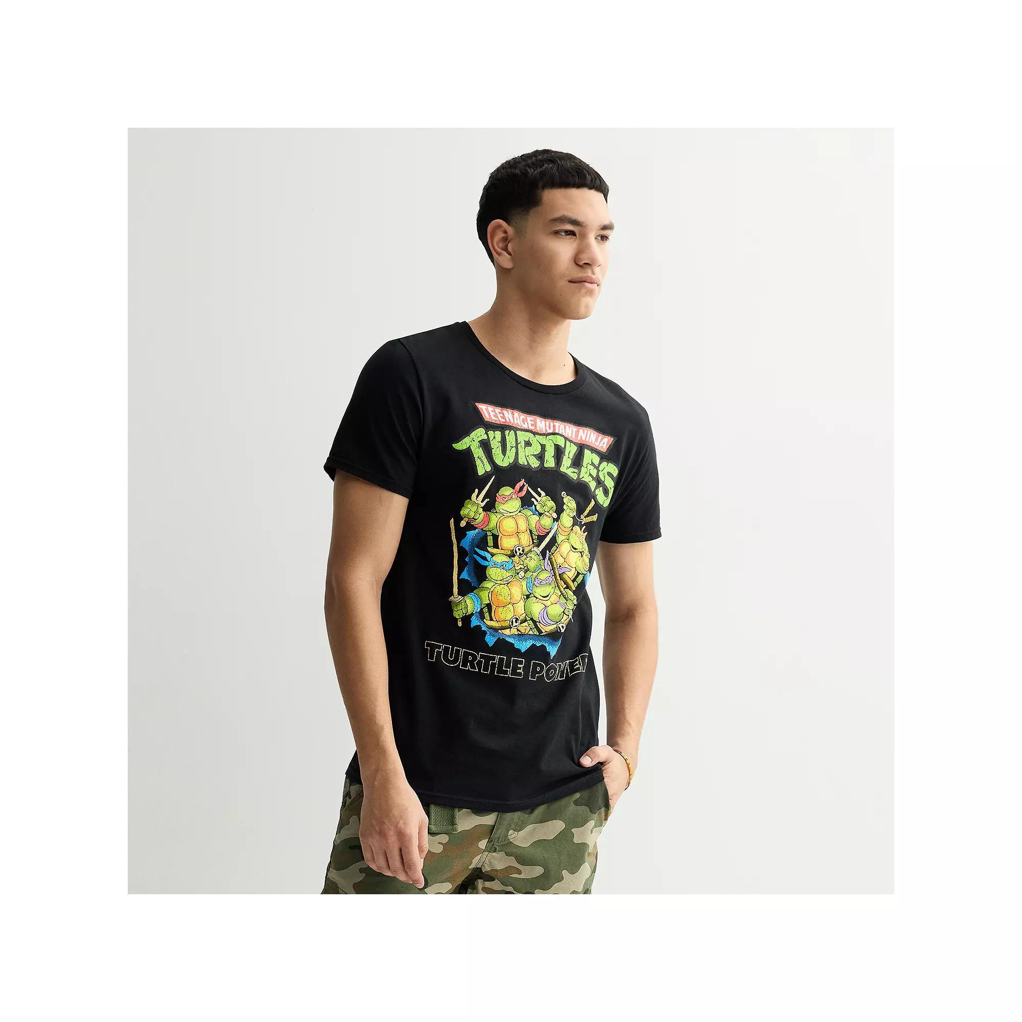 Men's Turtle Quartet Graphic Tee, Size: Small, Black Product Image