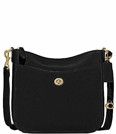 Womens Chaise Leather Crossbody Bag Product Image