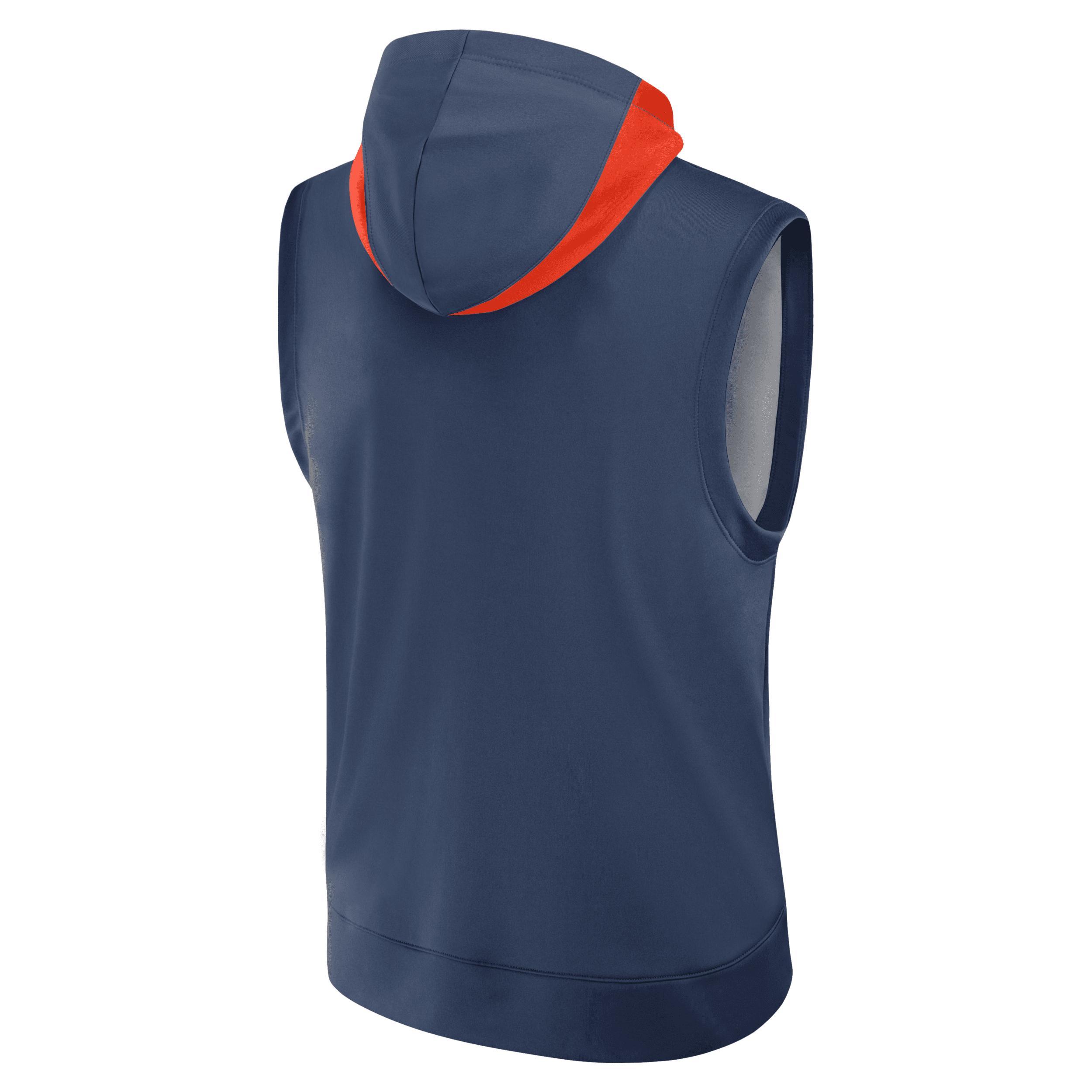 Houston Astros Authentic Collection Menâs Nike Men's Dri-FIT MLB Sleeveless Pullover Hoodie Product Image