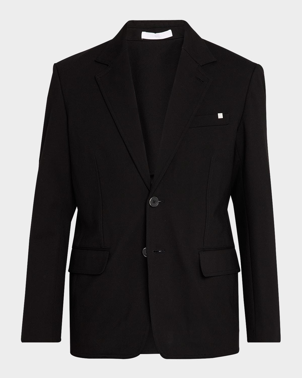 Mens Jersey Anatomical Zip Blazer Product Image