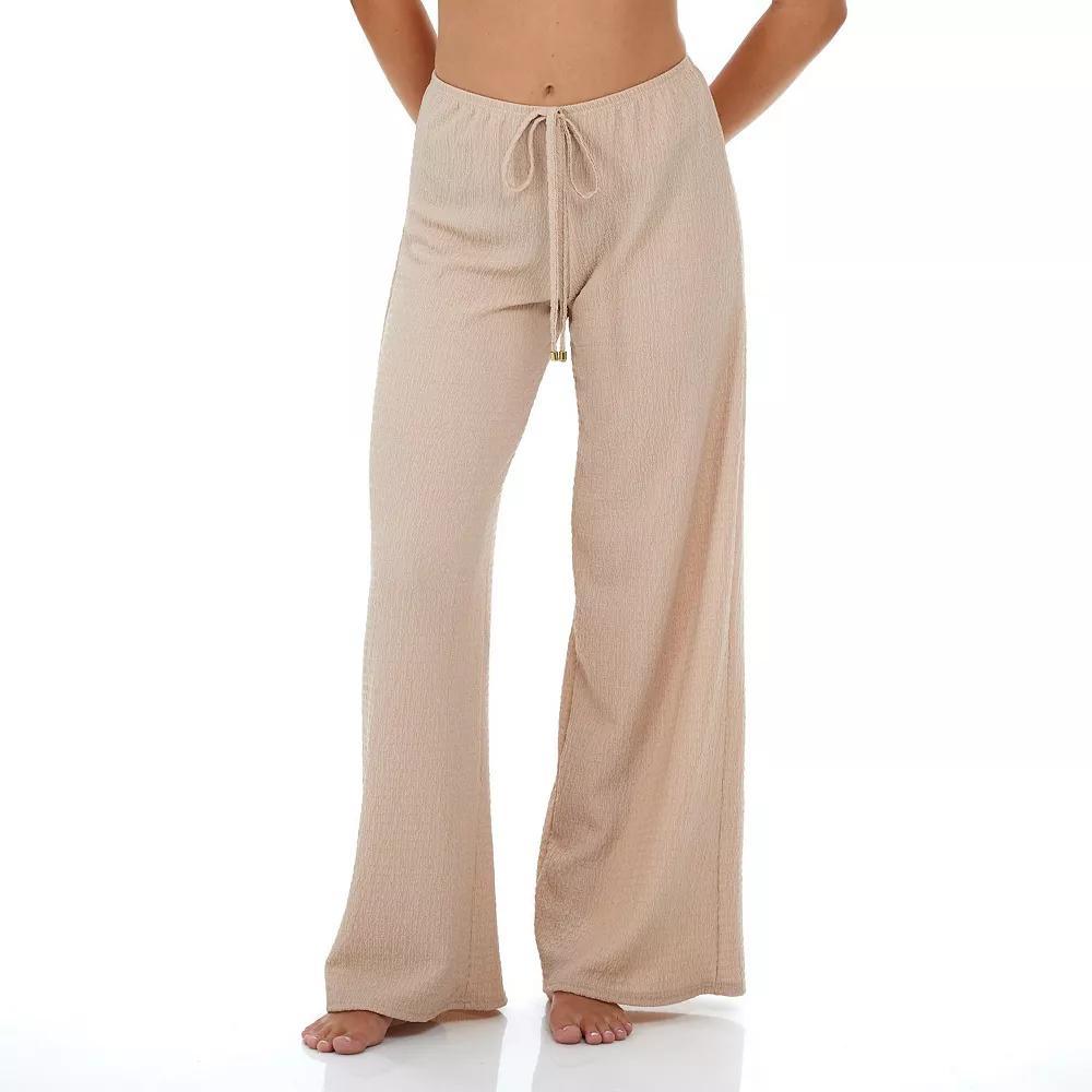 Women's Jordan Taylor Pull-On Swim Cover-Up Pants, Size: Large, Macadamia Product Image