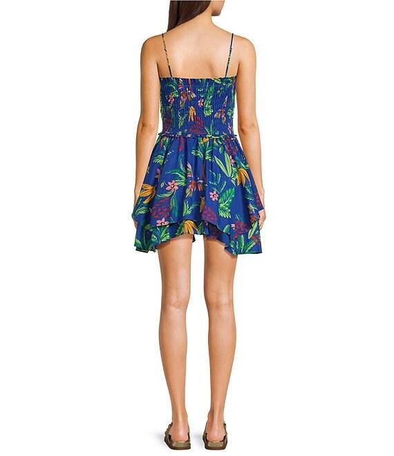 Chelsea & Violet Yvette Linen Sleeveless Smocked A-Line Dress Product Image