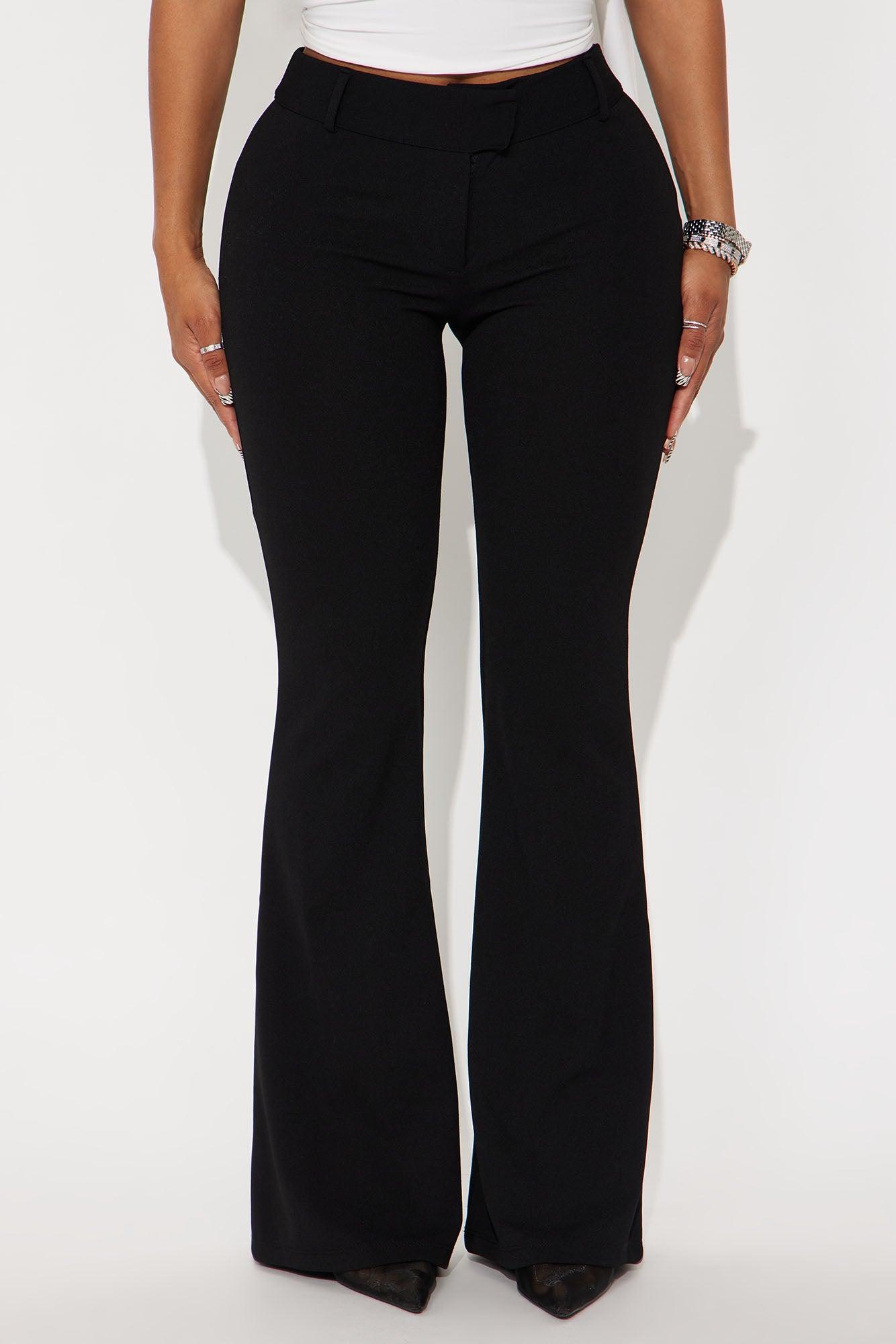 Zulema Crepe Flare Pant - Black Product Image