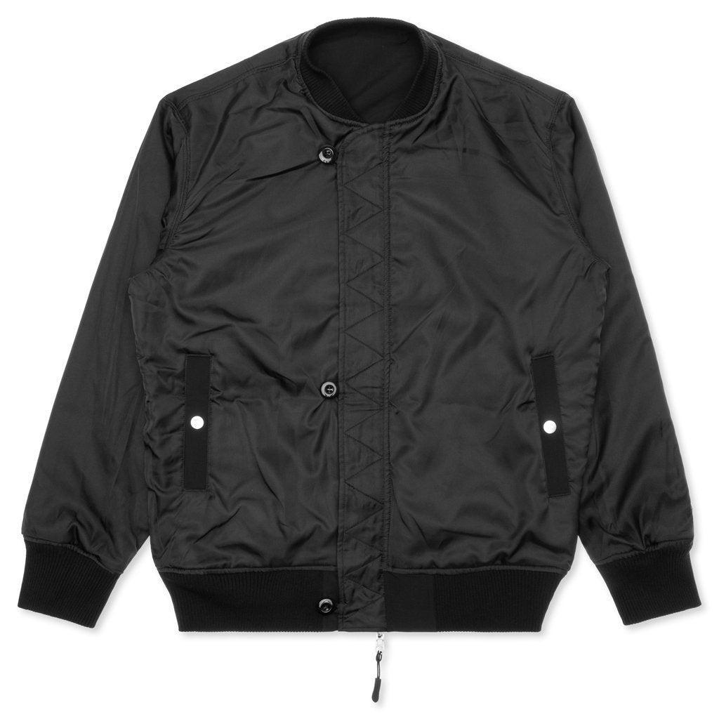 Reversible Utility Bomber Jacket - Black Male Product Image