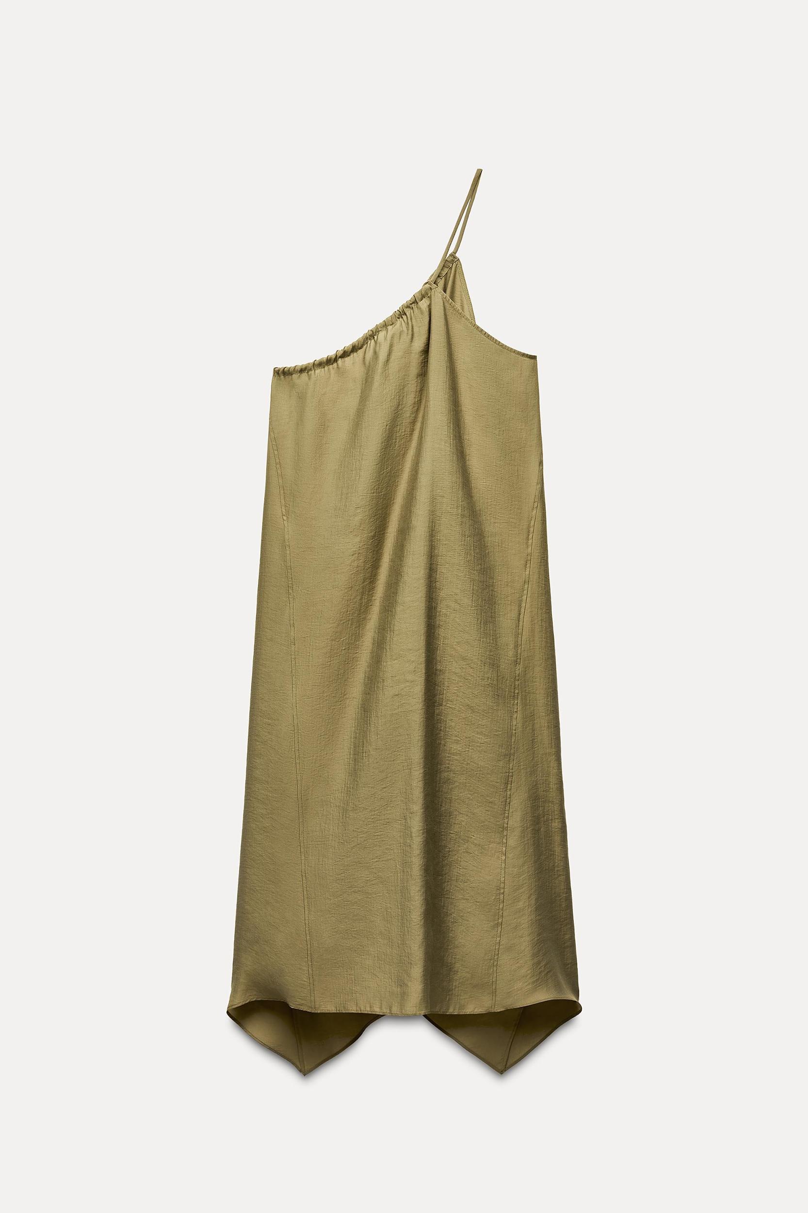 ASYMMETRIC FLOWY DRESS ZW COLLECTION Product Image