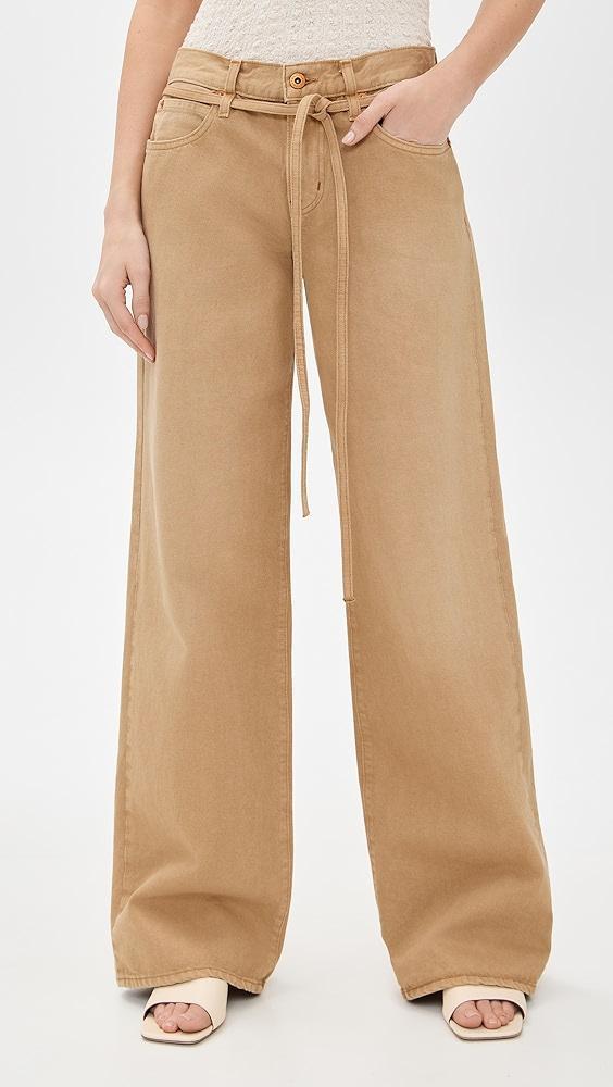 SLVRLAKE Mica Belted Jeans | Shopbop Product Image