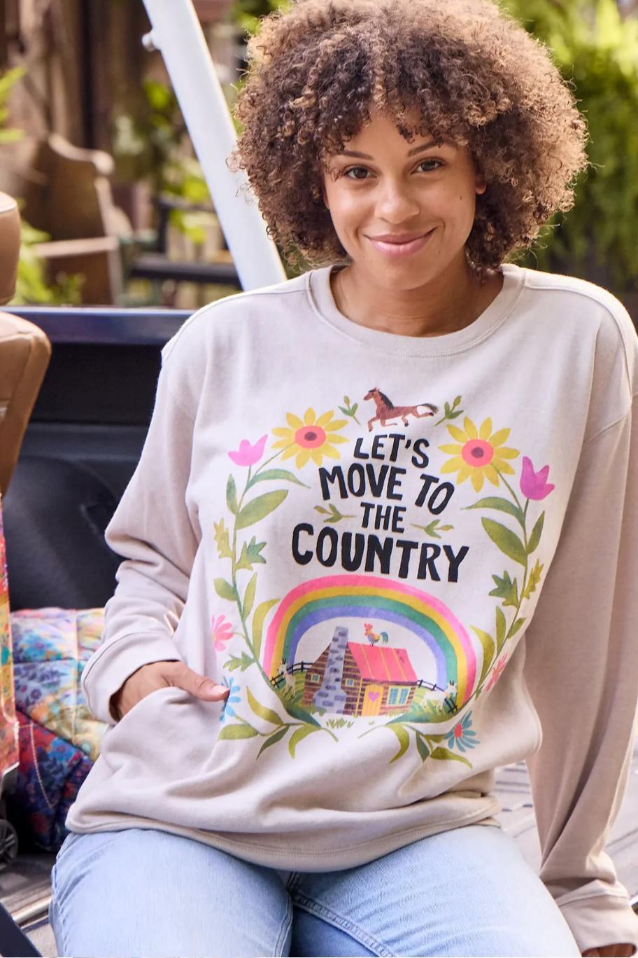 Move to the Country Pocket Sweatshirt Product Image