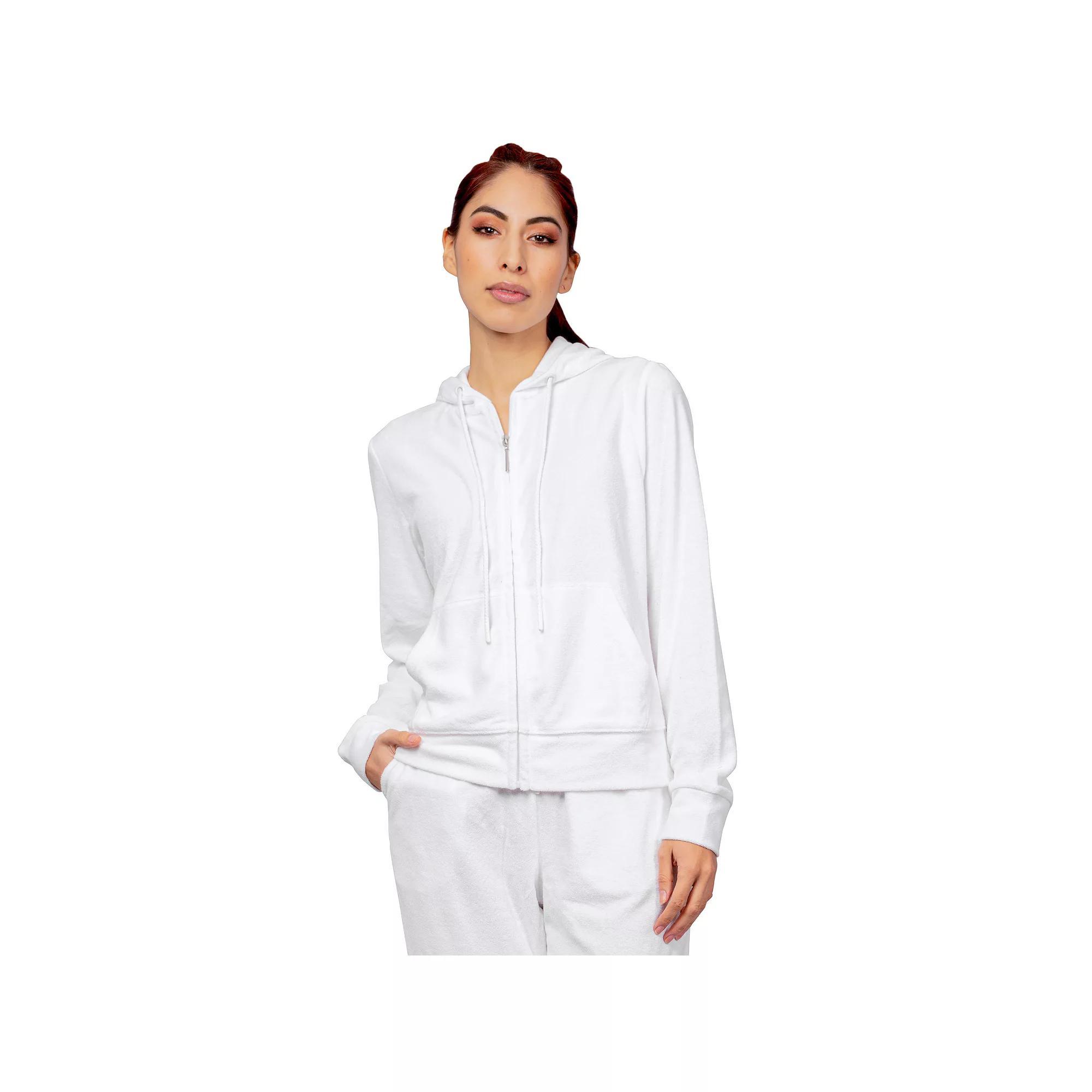 Women's Jordan Taylor French Terry Hoodie, Size: XL, White Product Image