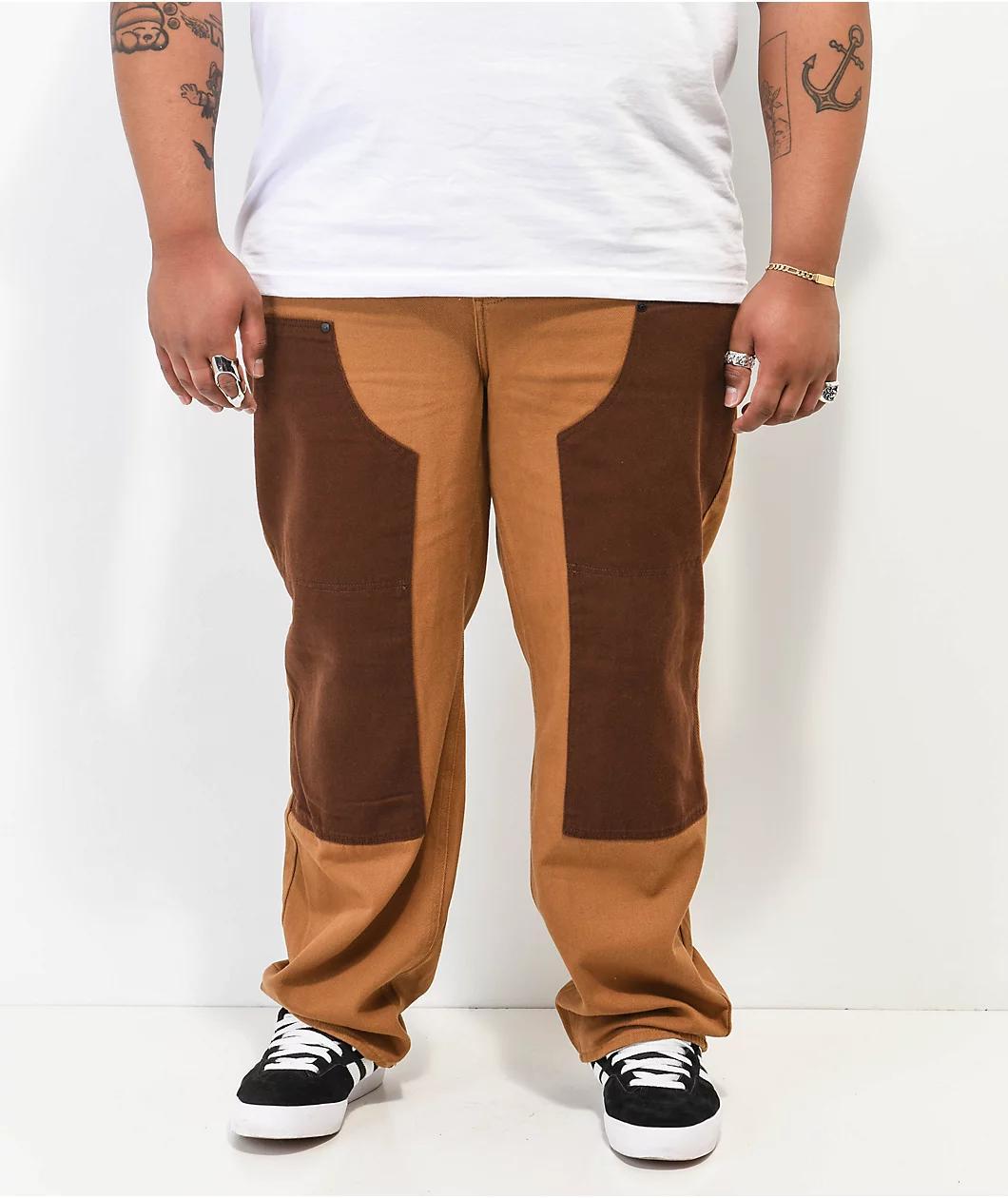 Empyre Double Knee Tobacco Skate Jeans Product Image