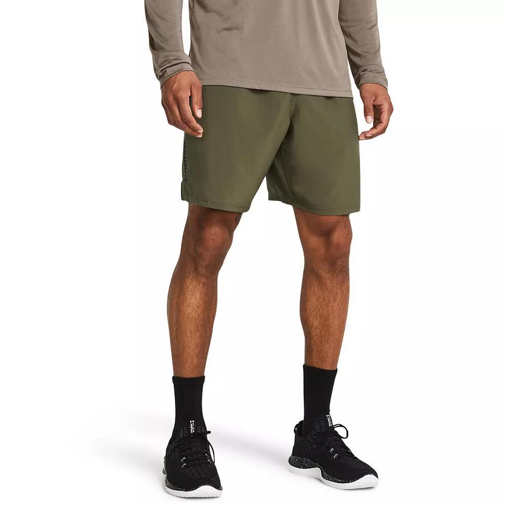 Big & Tall Under Armour Woven Wordmark Shorts, Men's, Size: XL Tall, Marine Od Green Product Image