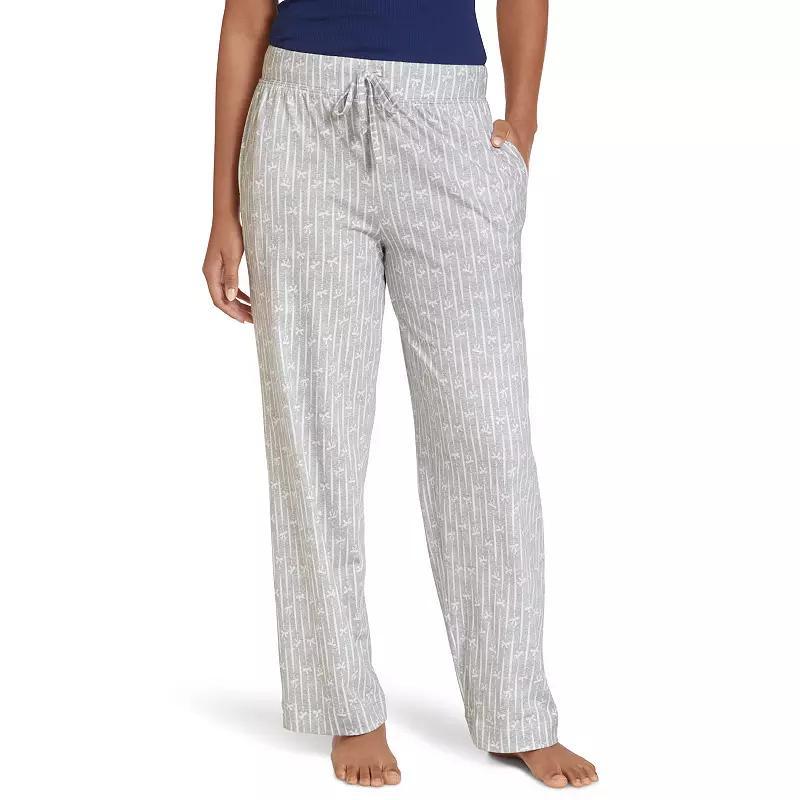 Plus Size Jockey Everyday Essentials Pajama Pants, Womens Grey Gray Product Image