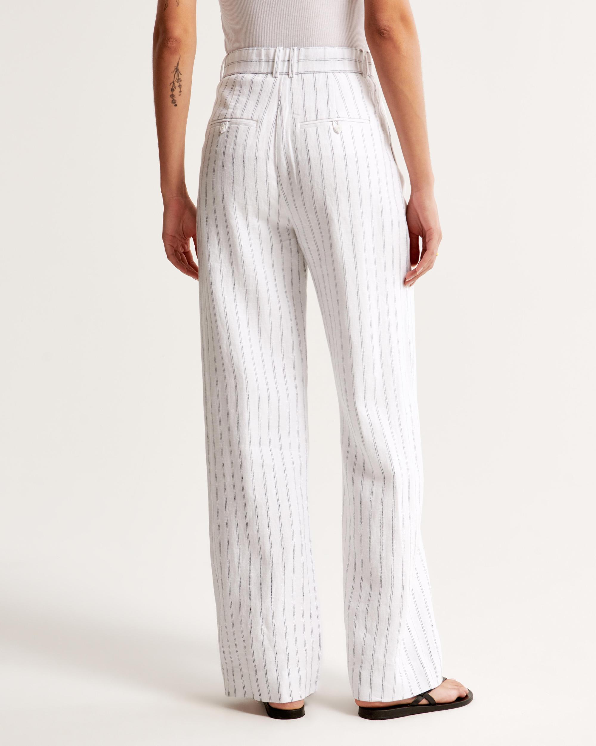 A&F Sloane Tailored Premium Linen Pant Product Image