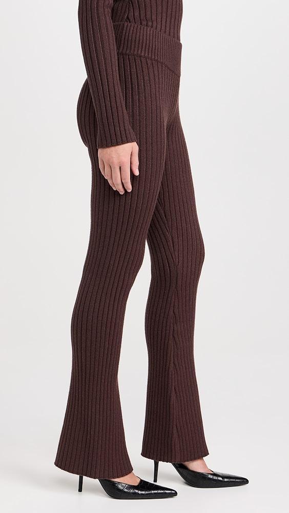 GUIZIO Thalia Rib Pants | Shopbop Product Image