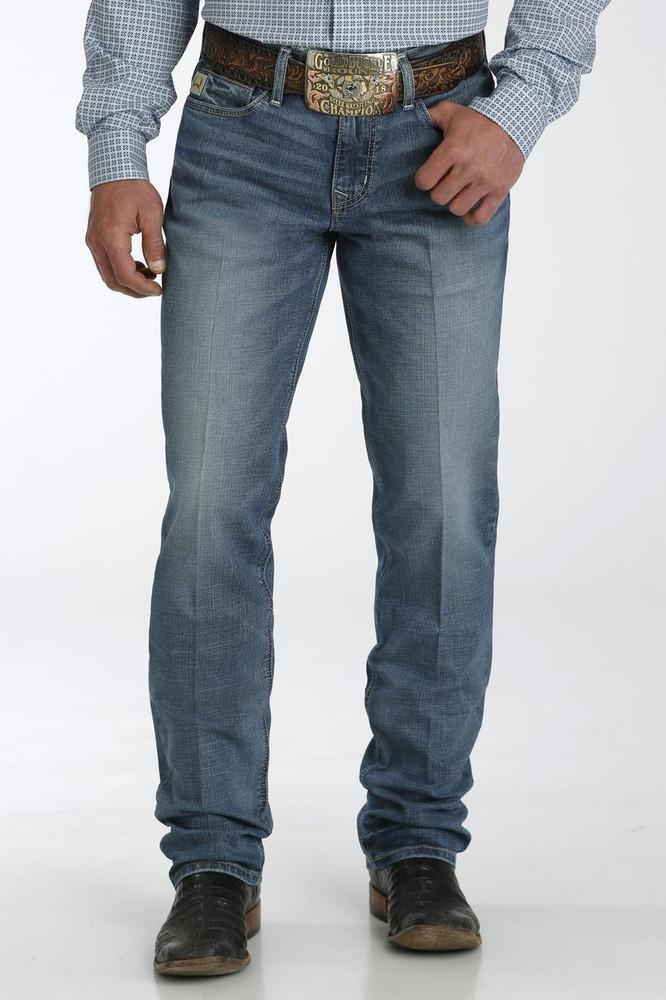 SALE Cinch® Men's Jesse Slim Medium Stone Straight Leg Jeans Product Image