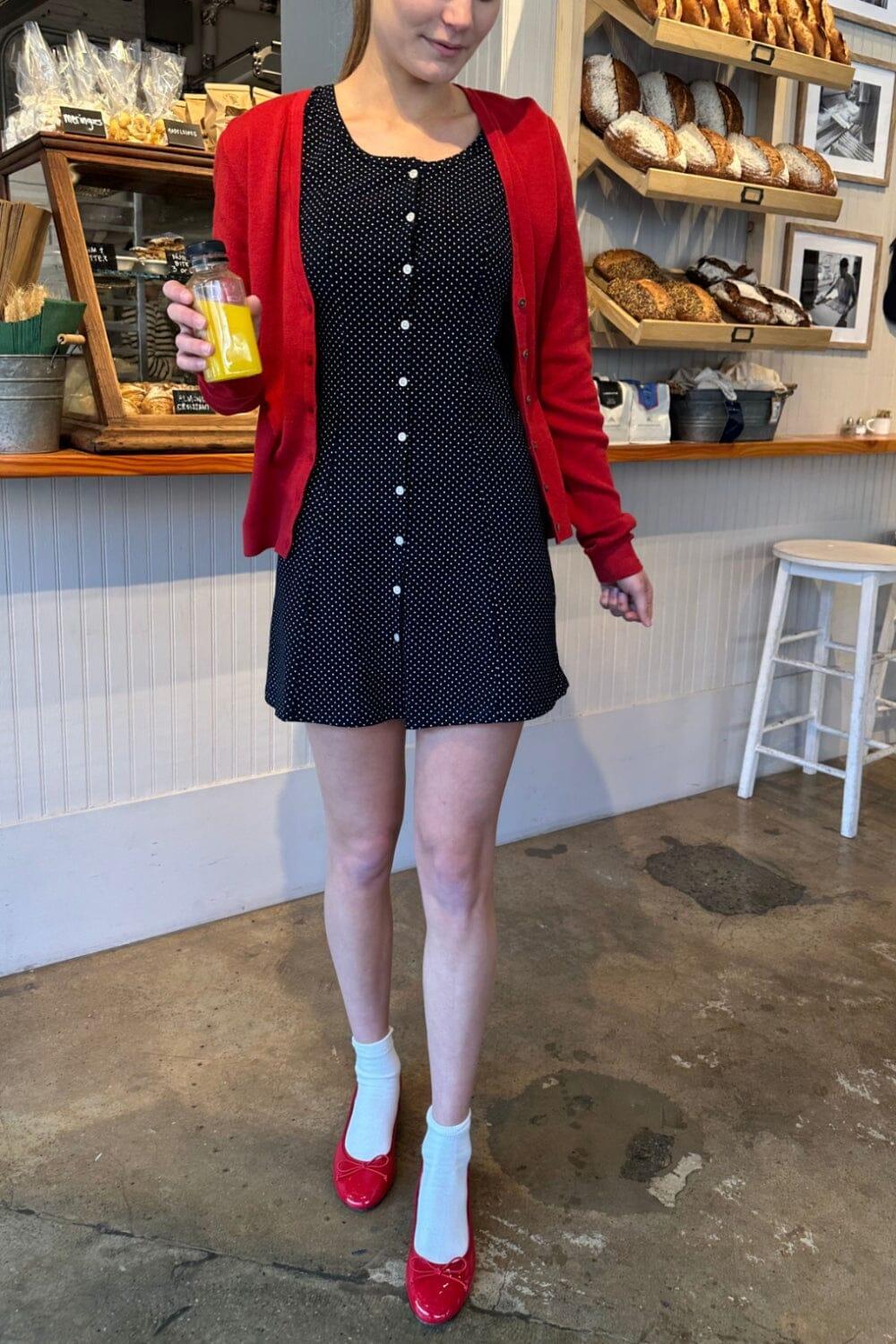Autumn Polka Dots Dress Product Image