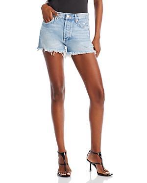 Agolde Parker Vintage Cutoff Denim Shorts in Swapmeet Product Image