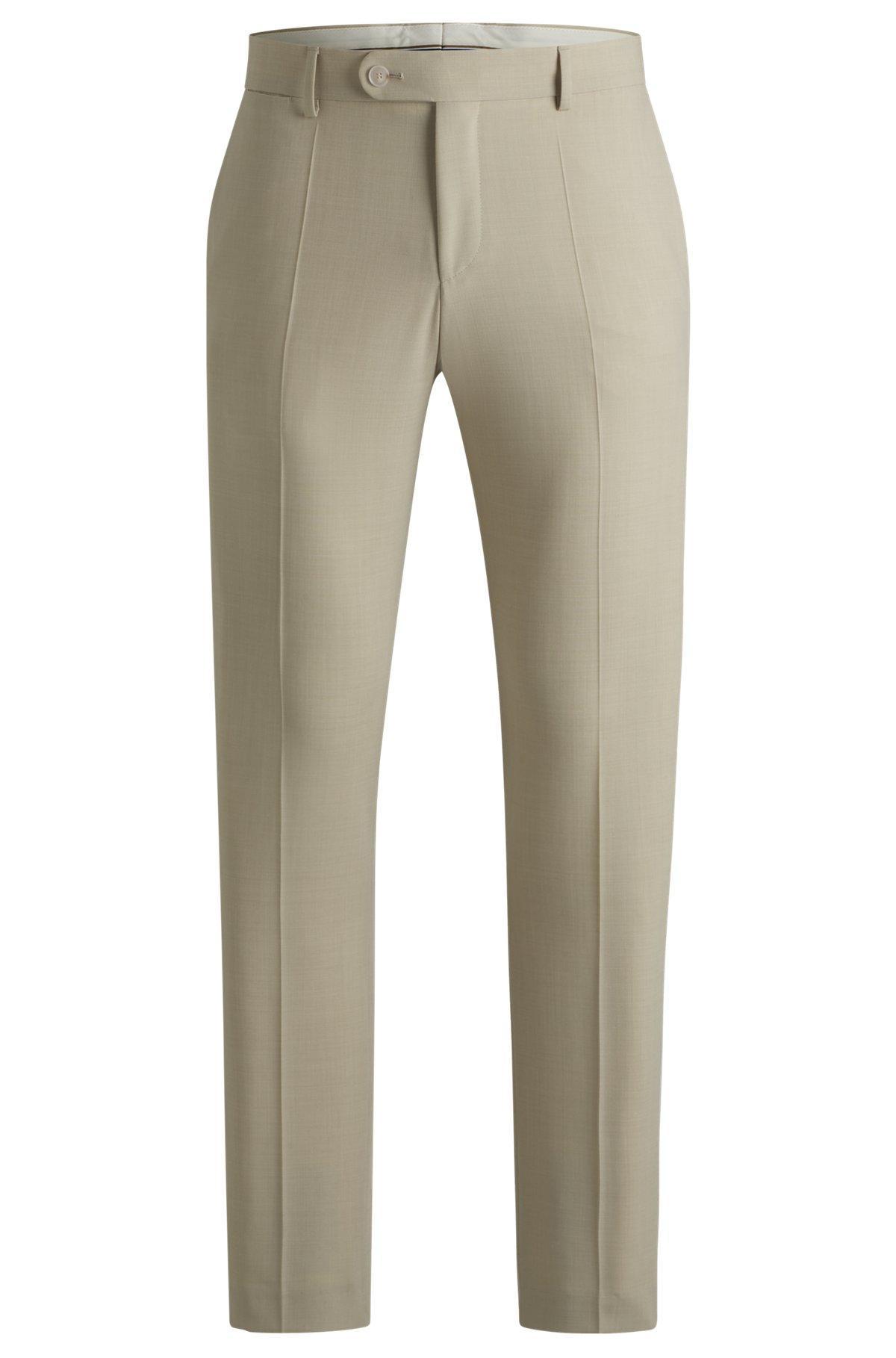 Formal trousers in washable super-flex fabric Product Image
