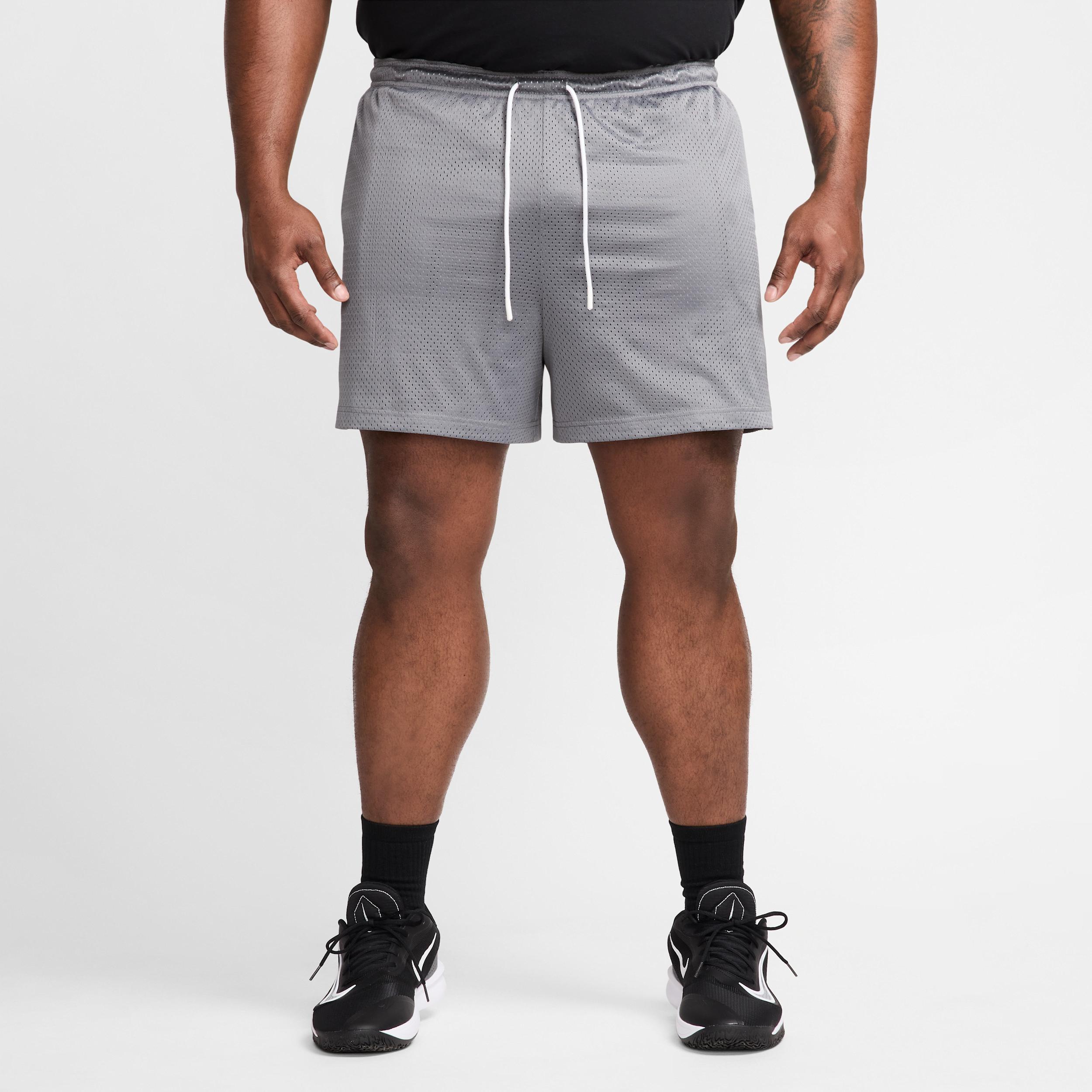 Men's Nike Dri-FIT 5" Mesh Basketball Shorts, Size: XXL, Safety Orange Product Image