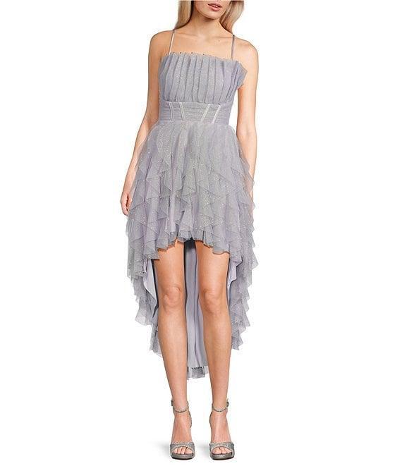 Pear Culture Sleeveless CrumCatcher Hi-Lo Dress Product Image