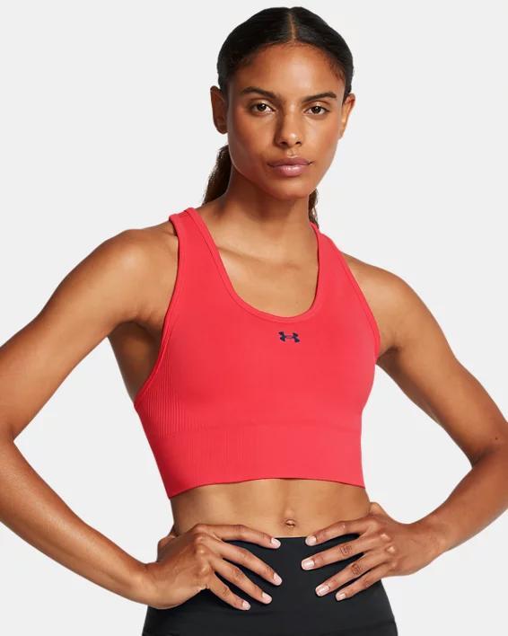 UA Vanish Seamless Womens Mid Sports Bra Product Image