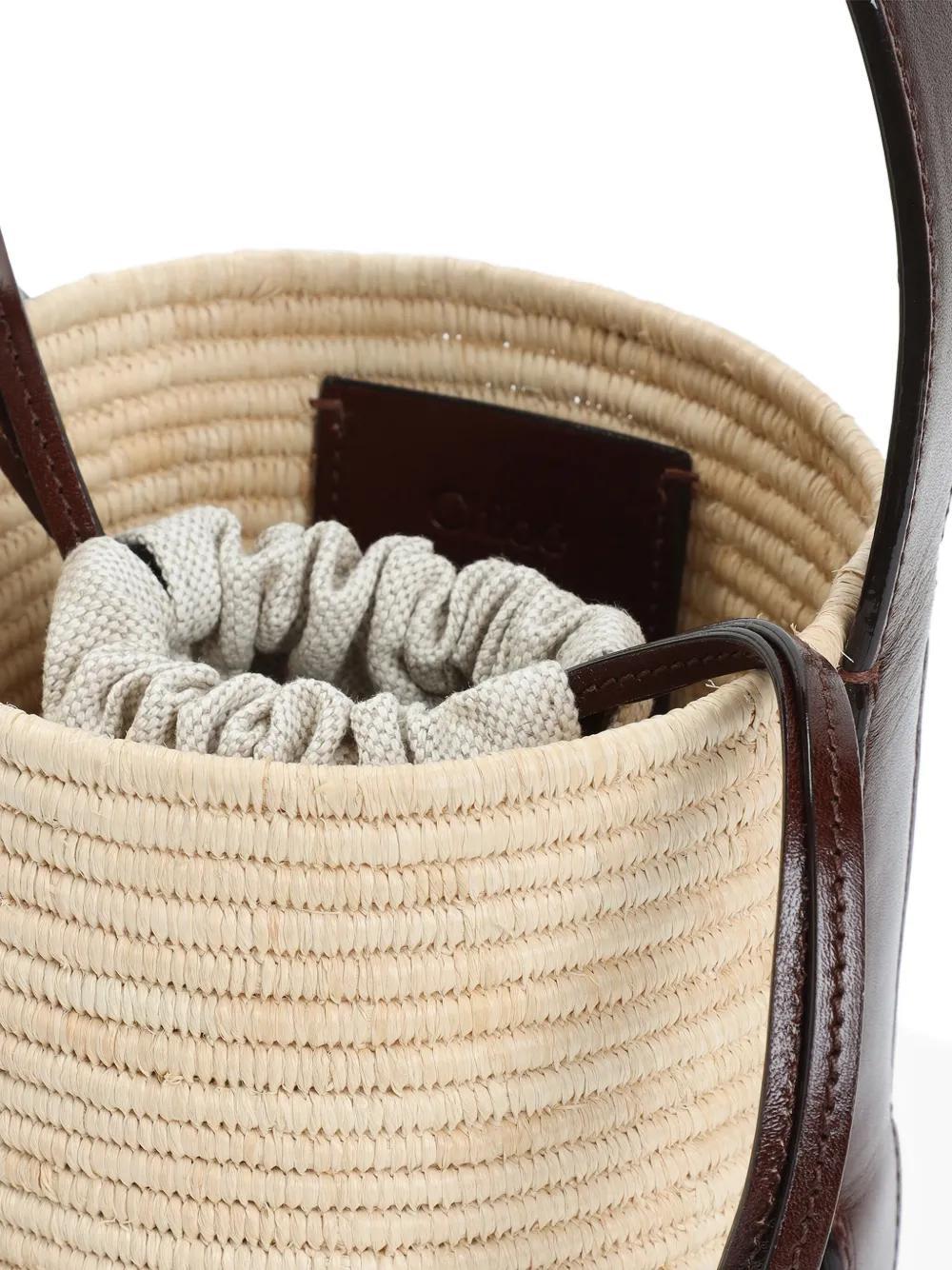 logo raffia shoulder bag  Product Image