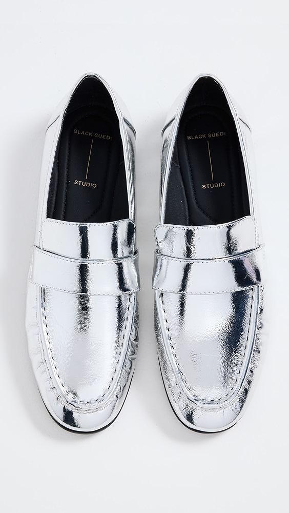 Black Suede Studio Arrow Flats | Shopbop Product Image