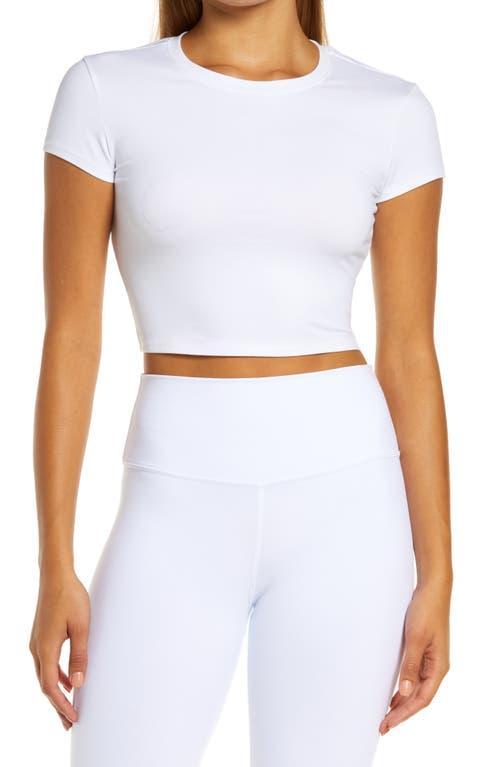 Alo Yoga | Alosoft Crop Finesse Short Sleeve Top Size: XS Product Image